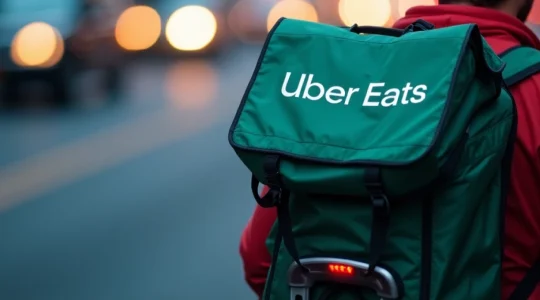 Uber Eats driver